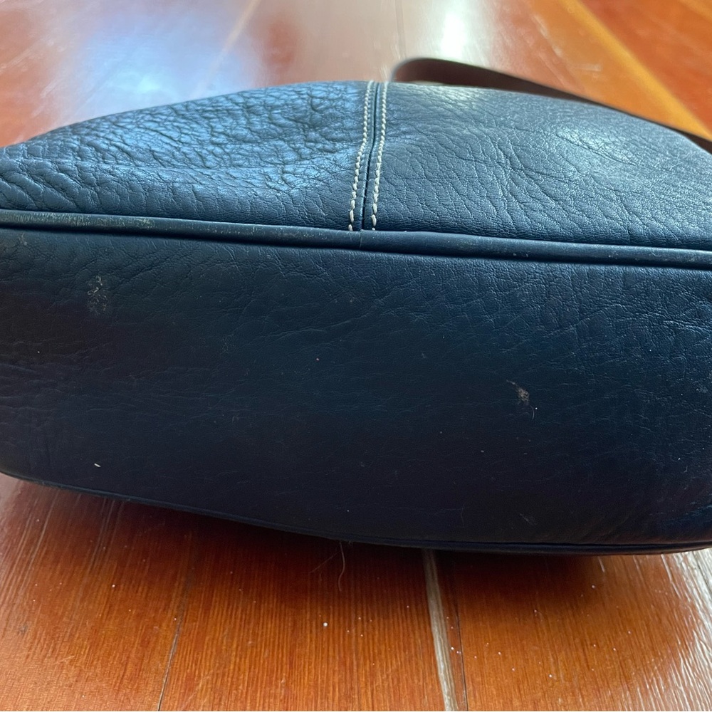 Dooney & Bourke Blue Leather Crossbody Bag - Picture 3 of 8